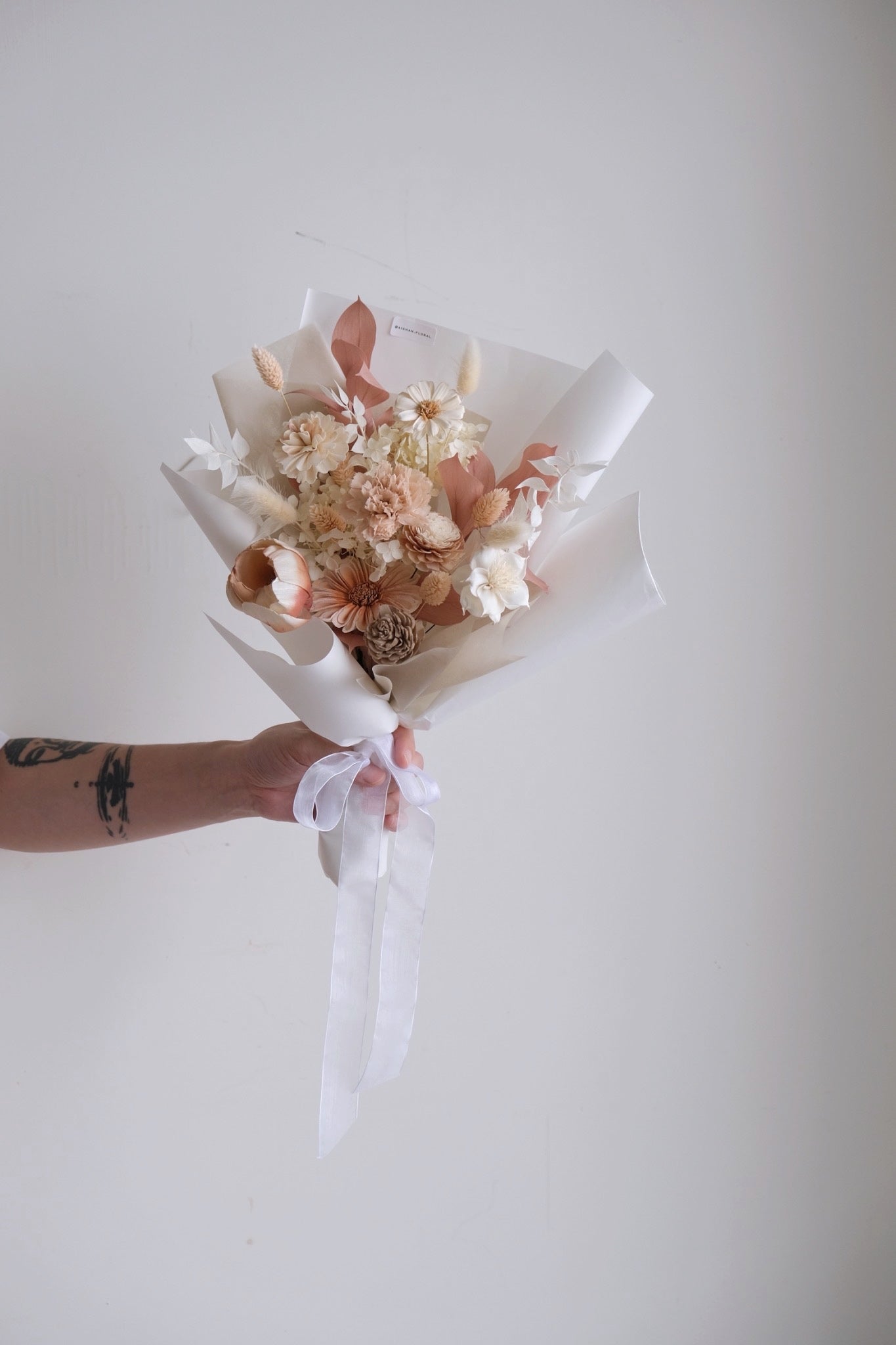 兩色可選 | 永生康乃馨花束