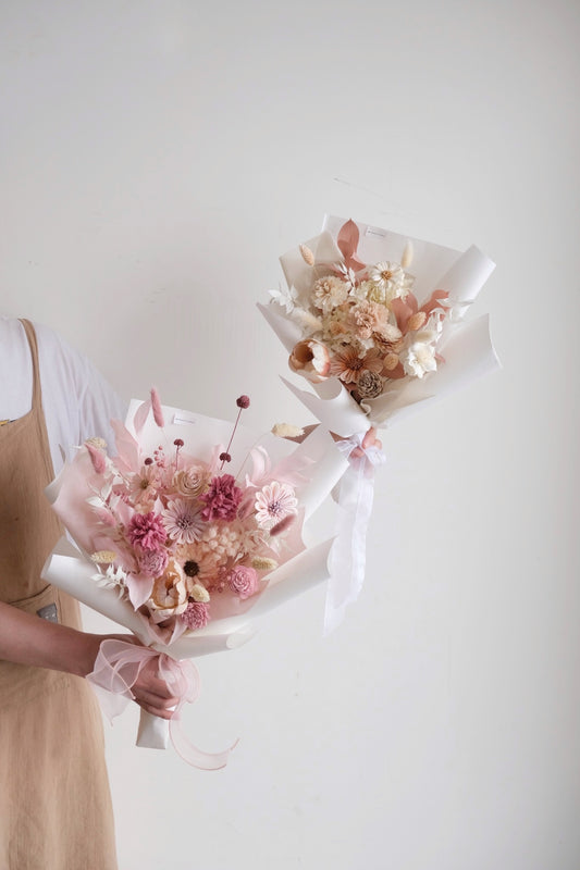 兩色可選 | 永生康乃馨花束