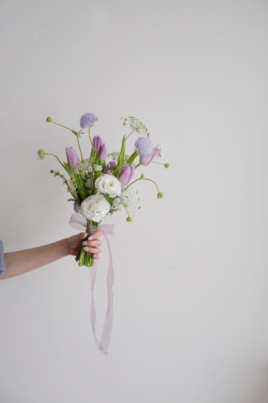 小傾心｜紫色鬱金香小捧花