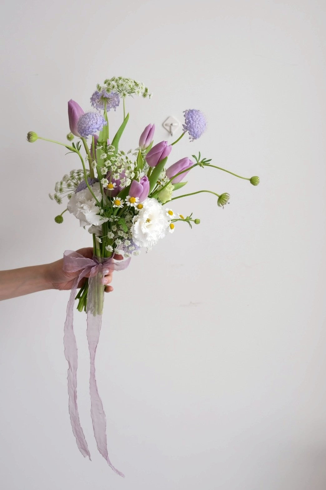 小傾心｜紫色鬱金香小捧花