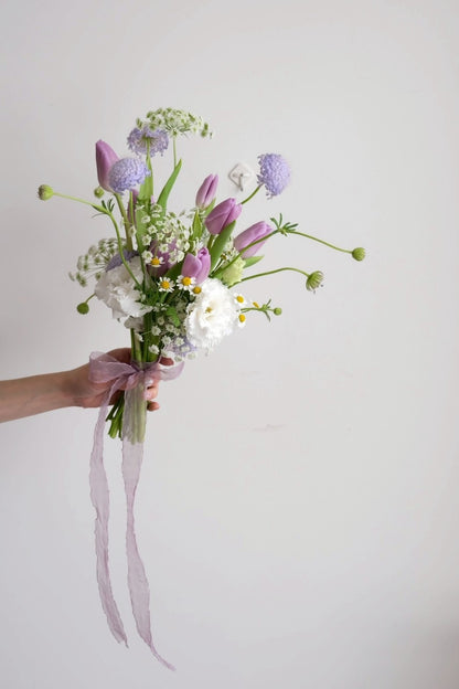 小傾心｜紫色鬱金香小捧花